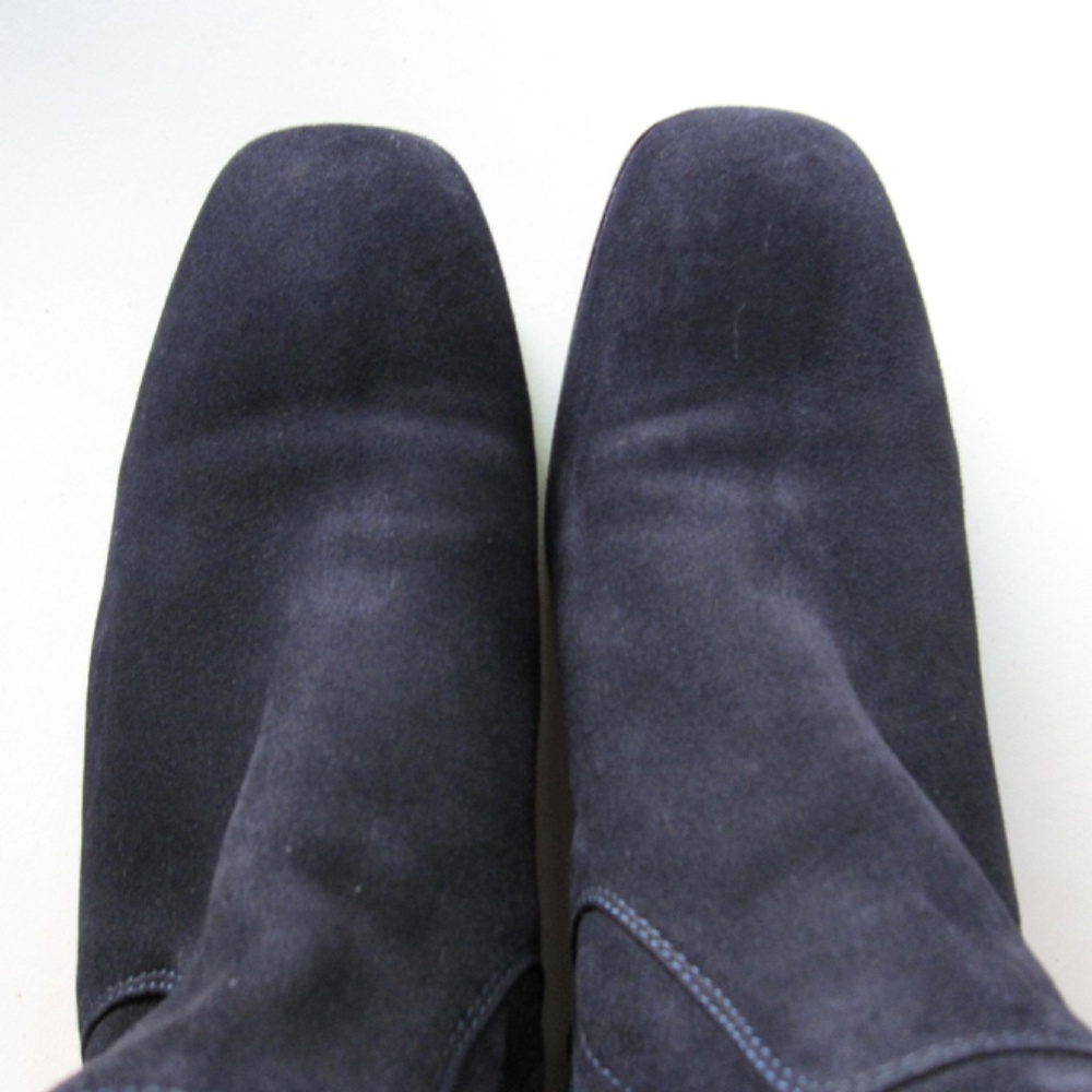 Aquatalia Luciana Women's Stretch Suede‎ Tall Boots Sz. 9 Nvy Blue - Picture 8 of 11